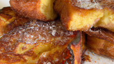 Pain perdu salé maison