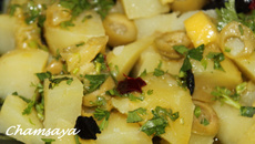 Salade de pommes de terre au citron confit