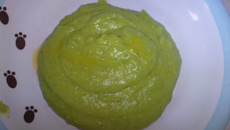 Purée de petits pois