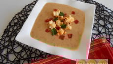 Velouté de maïs au chorizo traditionnel