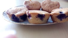 Muffins Fraises-Myrtilles