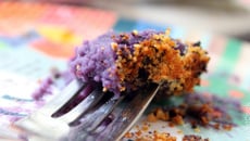 Hachis parmentier de l'espace violet et au piment d'espelette