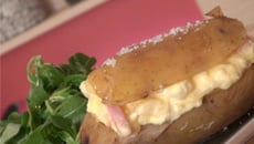 Pommes de terre farcies façon carbonara