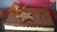Entremets poire chocolat