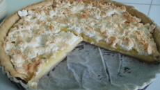 Tarte au citron et sa meringue légèrement craquante