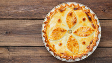 Tourte de tête de veau à la poire et à la fourme d'Ambert