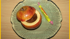 Pommes chaudes au Carambar