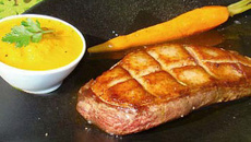 Mousseline de carottes au curcuma