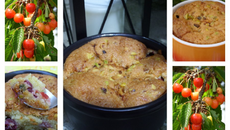 Fondants cerises-amandes en mini cocottes