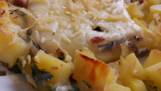 Tartiflette au fromage de chèvre