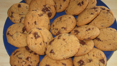 Cookies aux pépites maison de chocolat noir