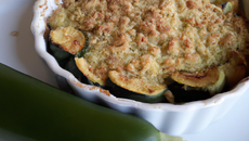 Crumble de courgettes au Saint Môret