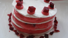 Millefeuille meringué aux deux betteraves