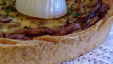 Tarte aux oignons et à la cancoillotte