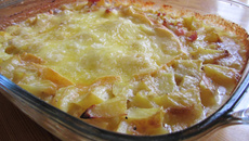 Tartiflette au poulet fumé