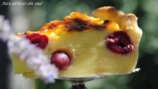 Flan pâtissier aux cerises