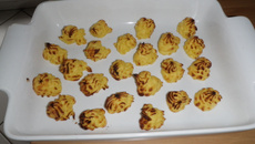 Pomme duchesse avec muscade