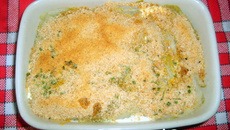 Gratin d'endives et boulgour