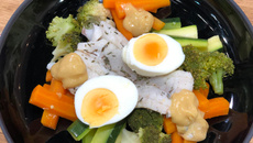 Cabillaud façon aïoli provençal au wasabi