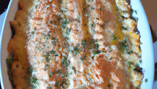 Gratin aux deux saumons maison