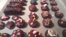 Amuse bouche chocolaté, bouchée