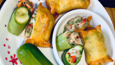 Samoussas de courgettes et surimi