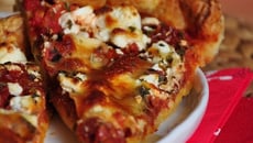 Tarte aux tomates confites et à la feta