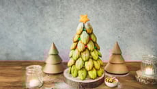 Sapin de Noël madeleines pistaches