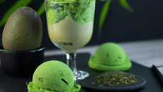 Glace au thé vert