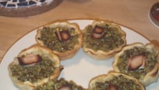 Tartelettes aux petits pois