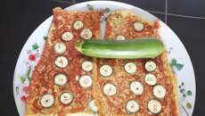 Crèpes aux courgettes