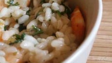 Risotto aux crevettes poêlées facile à préparer