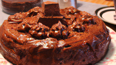 Cake glacé au chocolat