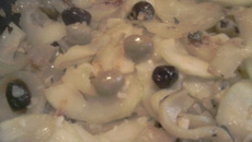 Poêlée de courgettes aux olives