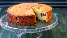 Gâteau amandes cerises