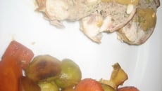 Rôti de lapin farçi