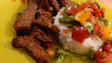 Bœuf asiatique, façon Audrey