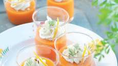 Gaspacho carottes oranges