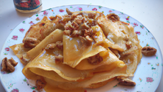 Crèpes à la noix