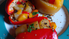Poivrons farcis aux pommes de terre