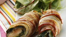 Roulé de lapin à la blette