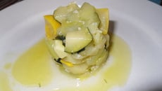 Courgettes confites à l'ail