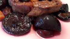 Veau aux pruneaux sec