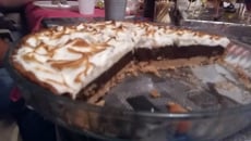 Tarte au chocolat et caramel au beurre salé