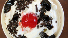 Sundae aux cerises
