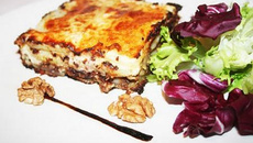 Gratin de patate douce aux noix et parmesan