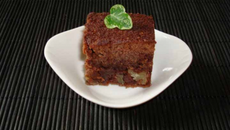 Brownie au chocolat noir relevé au piment d'Espelette