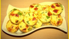 Flans au chorizo et poivron