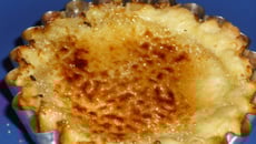 Tartelette à la crème brûlée