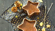 Crème brûlée au chocolat, tofu et soja